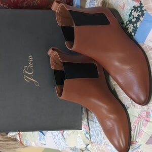J. Crew Leather Easy Chelsea Boot Size 5